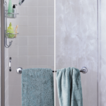 Hard Water and Soap Scum on Shower door